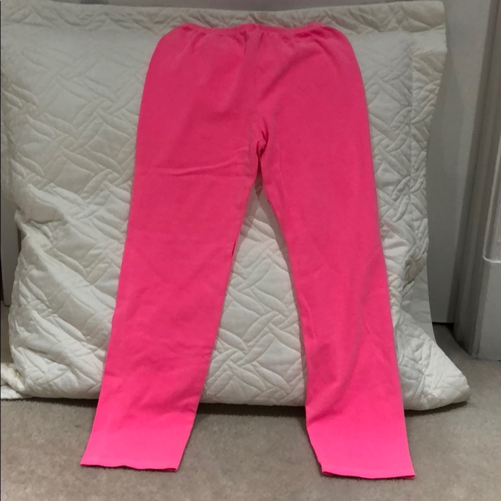 ⭐️⭐️⭐️SUPER BRIGHT PINK GIRLS LEGGINGS SIZE 6X!